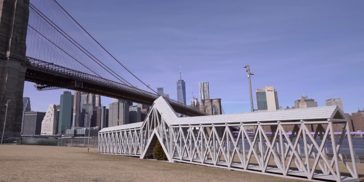 Siah Armajani’s Bridge Over Tree